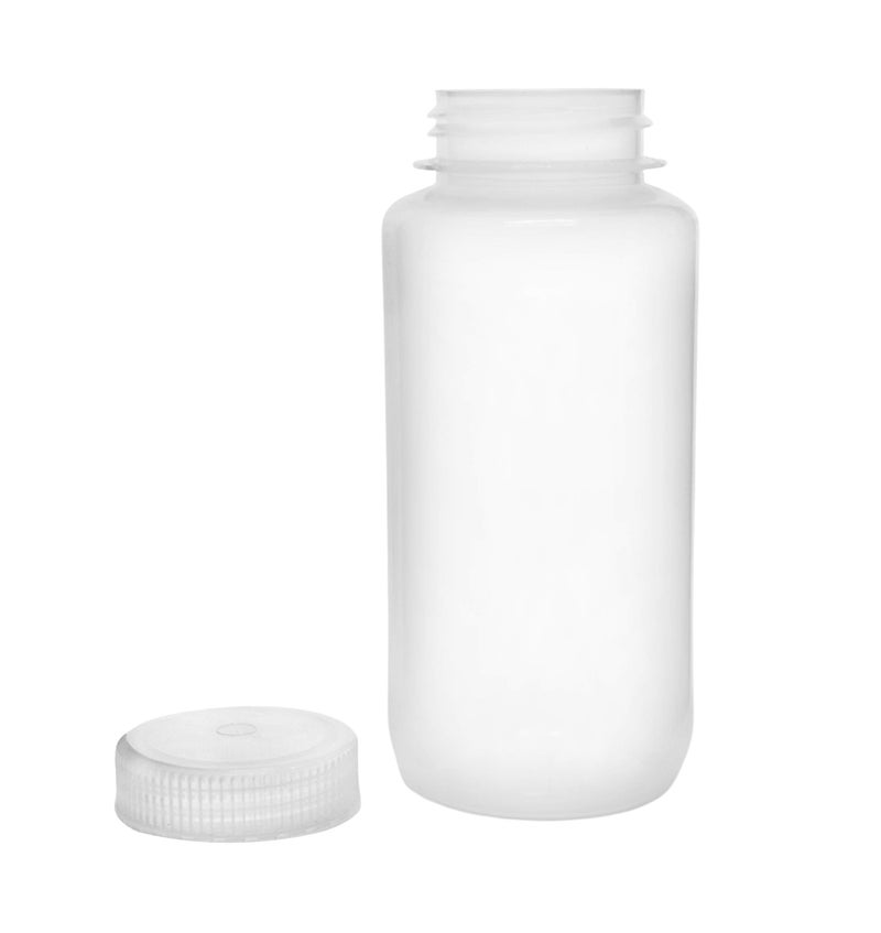 EISCO Reagent Bottle, 500ml - Wide Mouth with Screw Cap - Polypropylene - Translucent - Image 3